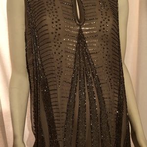 Boston Proper size M Beaded Top